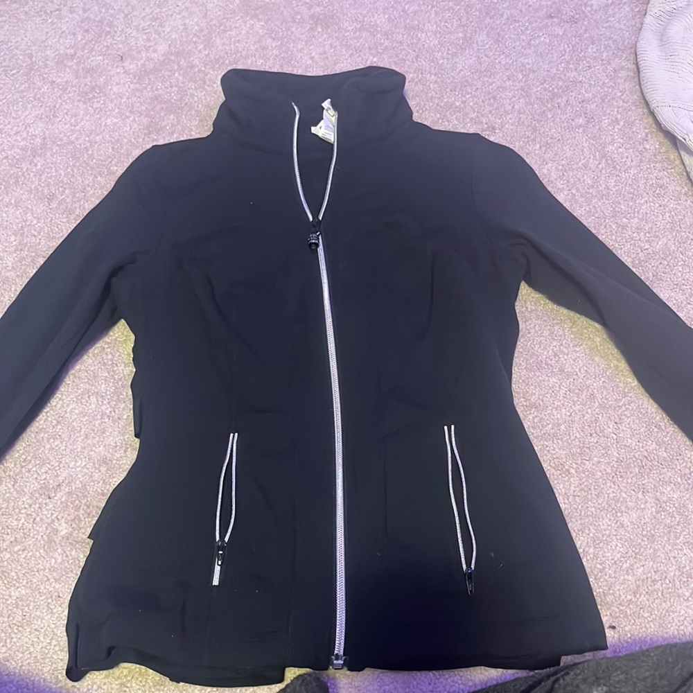 lulu lemon black zip up
